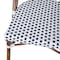 Flash Furniture White/Navy PE Rattan Stacking Paris Chair, 2PK 2-SDA-AD642001-F-WHNVY-NAT-GG - alternate 4